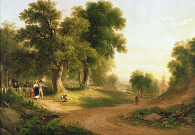 Sunday Morning, 1839 by Asher Brown Durand